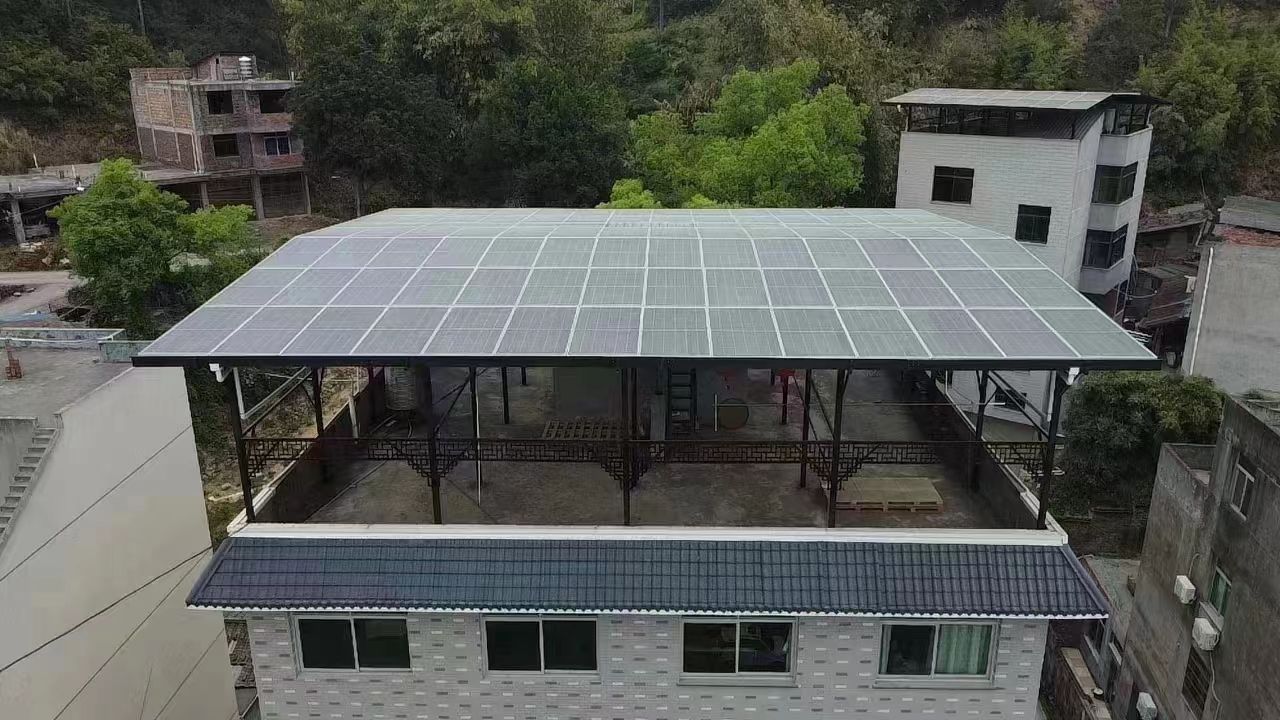 马鞍山15kw+10kwh自建别墅家庭光伏储能系统